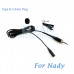 YAM Black LM3-C4Z Lavalier Microphone For Nady Wireless Microphone