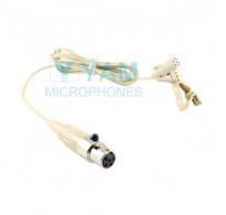 YAM Beige LM3-C5L Lavalier Microphone For Lectrosonics Wireless Microphone
