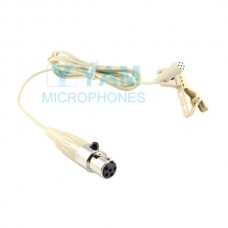 YAM Beige LM3-C5L Lavalier Microphone For Lectrosonics Wireless Microphone