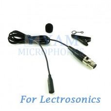 YAM Black LM3-C5L Lavalier Microphone For Lectrosonics Wireless Microphone