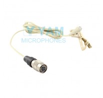YAM Beige LM3-C4AT Lavalier Microphone For Audio Technica Wireless Microphone