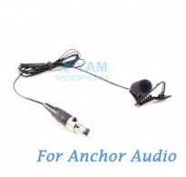 YAM Black LM5-C4AO Lavalier Microphone For Anchor Audio Wireless Microphone