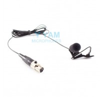 YAM Black LM5-C5L Lavalier Microphone For Lectrosonics Wireless Microphone