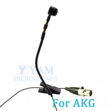 YAM Black Y608-C3A Instrument Microphone For AKG Wireless Microphone