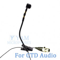 YAM Black Y608-C3D Instrument Microphone For GTD Audio Wireless Microphone
