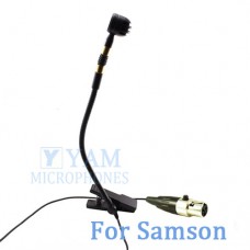 YAM Black Y608-C3N Instrument Microphone For SAMSON Wireless Microphone