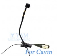 YAM Black Y608-C4C Instrument Microphone For Carvin Wireless Microphone