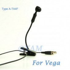 YAM Black Y608-C4G Instrument Microphone For Vega Wireless Microphone