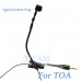 YAM Black Y608-C4O Instrument Microphone For TOA Wireless Microphones