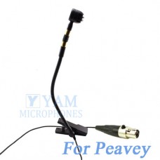 YAM Black Y608-C4Q Instrument Microphone For Peavey Wireless Mirophone
