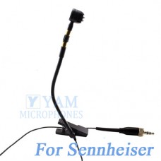 YAM Black Y608-C4SE Instrument Microphone For Sennheiser Wireless Microphone