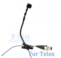 YAM Black Y608-C4TE Instrument Microphone For Telex Wireless Microphone