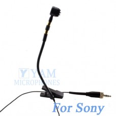 YAM Black Y608-C4W Instrument Microphone For  SONY Wireless Mirophones