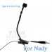 YAM Black Y608-C4Z Instrument Microphone For Nady Wireless Microphone