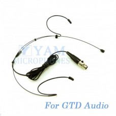 YAM Black HM1-C3D Headset Microphone For GTD Audio Wireless Microphone